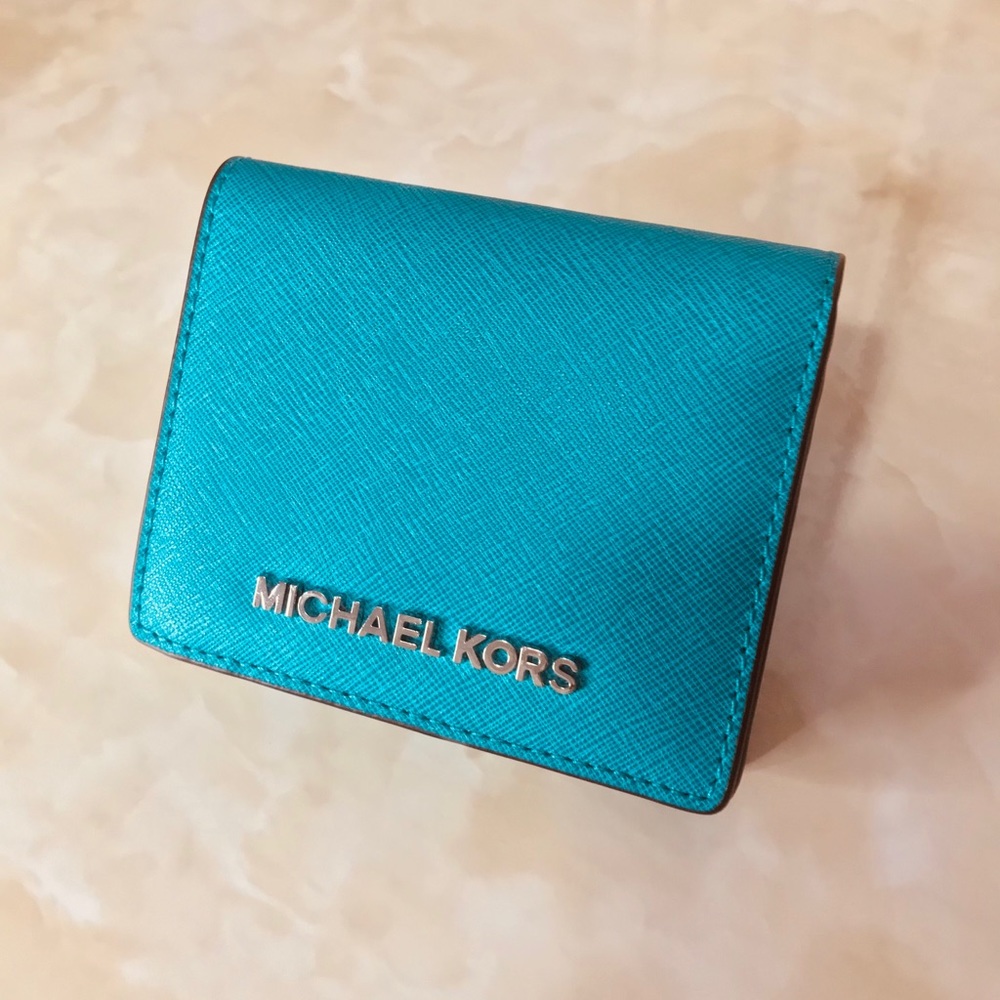 Michael Kors small flap wallet